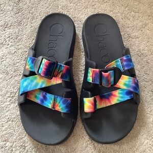 Chaco Unisex-Child Chillos Slide size K2 Dark Tie Dye